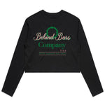 Retro Behind Bars - Women's Long Sleeve Crop Tee