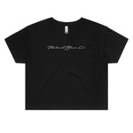 Script - Women's Crop Tee