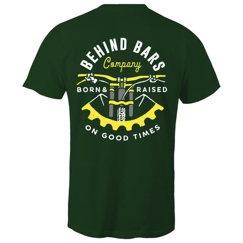 Born&Raised Mens T-Shirt - Forest Green